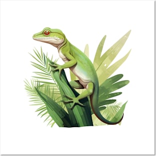 Green Anole Posters and Art